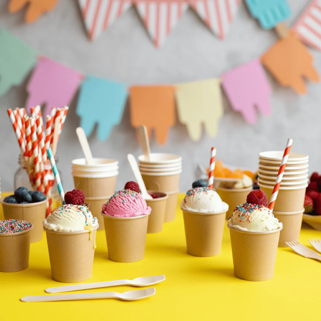 Ice Cream Tubs with Lids